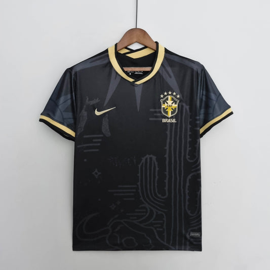 Brazil Special Edition Black Soccer Jersey 2022